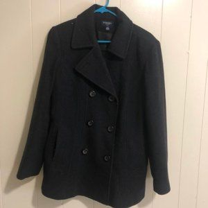 Black Pea coat - Sonoma Size M